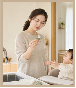 젖병과 장난감 안쪽까지 관리해야 하는 상황